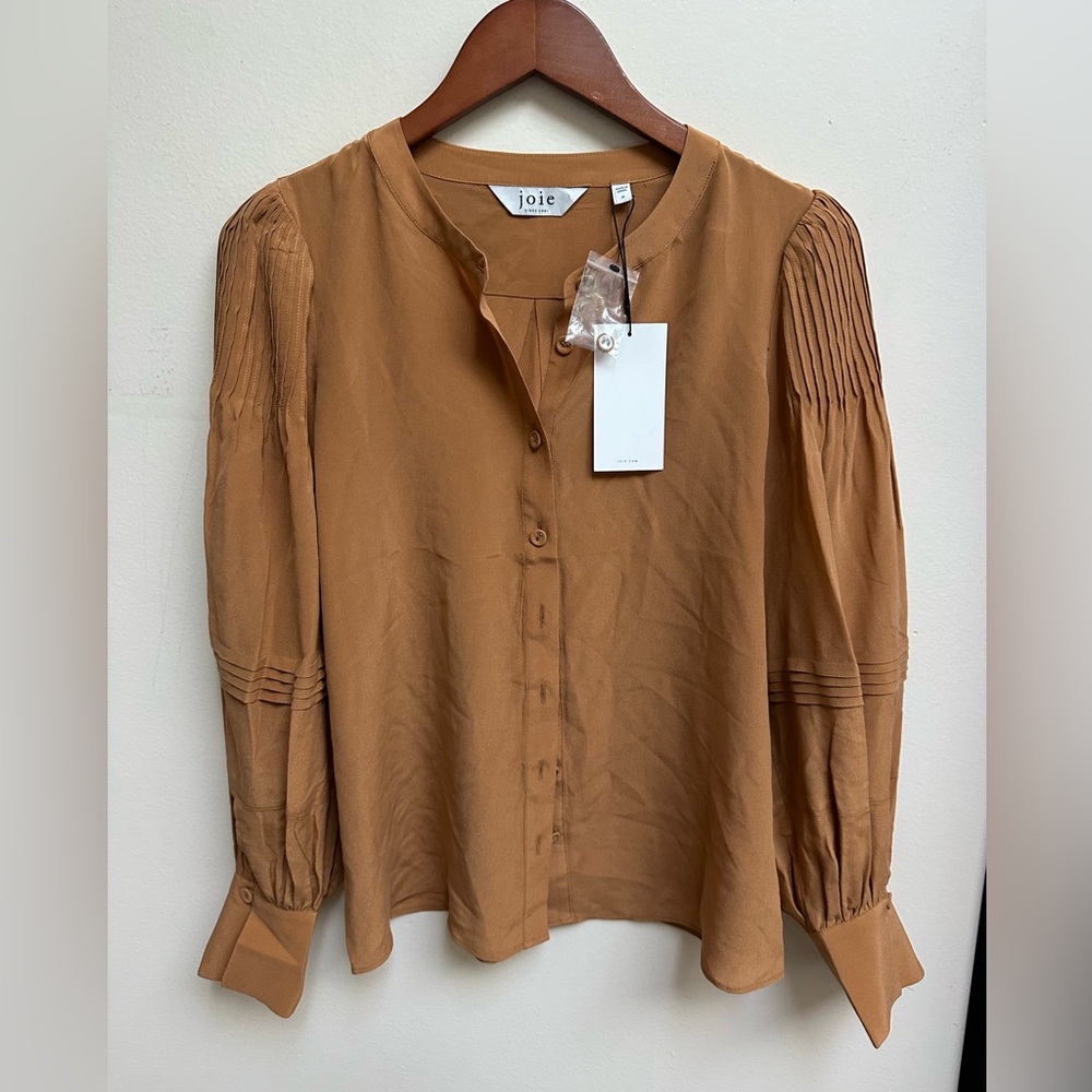NWT Joie Silk Blouse Top Shirt